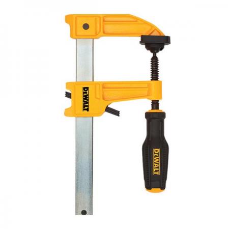 디바이스마트,수공구/전자공구/전동공구 > 작업공구 > 목공용공구 > 클램프,디월트,HD 바 클램프 (6인치) DWHT83264,사이즈 152mm x 64mm / 삼중 클러치락과 높은 죠우의 강력한 HD 바 클램프 최대 450KG 압착