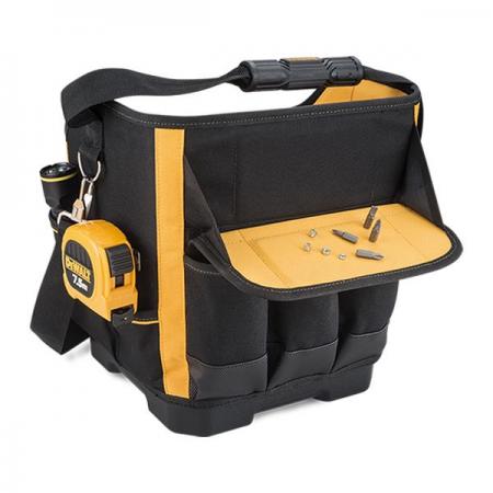 디바이스마트,공구함/작업대/엔클로저 > 공구함/부품함 > 이동공구함 > 디월트/스탠리 이동공구함,디월트,12인치 토트형 소프트백 DWST83488-1,사이즈 310mm x 310mm x 250mm / 폭넓은 수납공간, 마그네틱 패드 부착된 12인치 바스켓 타입