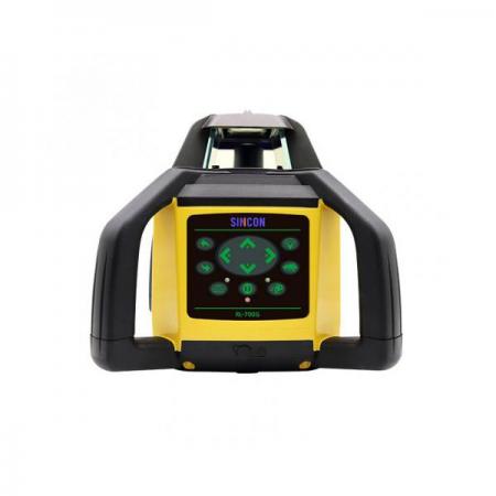 디바이스마트,계측기/측정공구 > 측정용 공구/장비 > 수평계/경사계/각도기,신콘,그린빔 회전레이저 레벨기 RL-700G,녹색가시광 / 작업 범위 : 1,500m / 자동정준 / 자동 범위 : ±5º / 충격방지시스템 / 슬로프범위 ±5% / 최대 14시간사용 / IP54방수등급