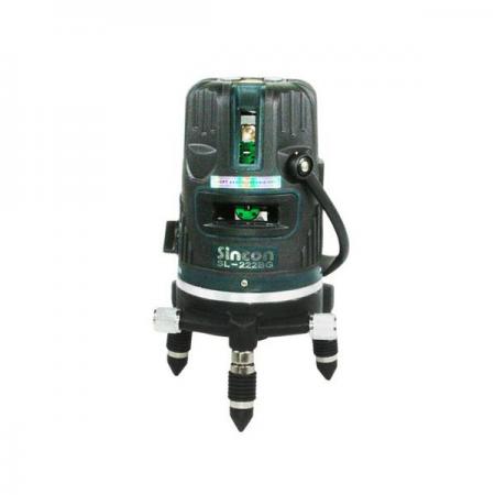 디바이스마트,계측기/측정공구 > 측정용 공구/장비 > 수평계/경사계/각도기,신콘,추방식 그린레이저 레벨기 SL-222BG,수직4 (천장교차선) + 수평1 + 포인트2 + 바닥점(레드) / 작업범위 : 직경20m / 자동보정범위 : ±3º / 사용시간 : 약2.5시간 / 정밀도 : ±1mm/5m