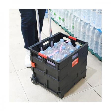 디바이스마트,컴퓨터/모바일/가전 > 가구/사무용품/공구 > 안전/운반/포장용품 > 운반용품,툴콘,접이식 쇼핑 카트 TC-35KN (슬라이딩방식),폴딩형 쇼핑 카트 / 슬라이딩 측면 고정 방식 / 재질 : 플라스틱 / 적재하중 : 35kg / 중량 : 3.2kg