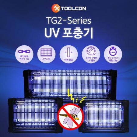 디바이스마트,컴퓨터/모바일/가전 > 가전/생활용품 > 계절가전 > 기타 계절가전,툴콘,포충기 중 TG2-20 (20W),전력 : 10W + 10W (총 20W) / 램프수명 : 평균 8,000시간 / 사용범위 : 80㎡ / 제품크기 : 437x100x265mm / 중량 : 1.90kg