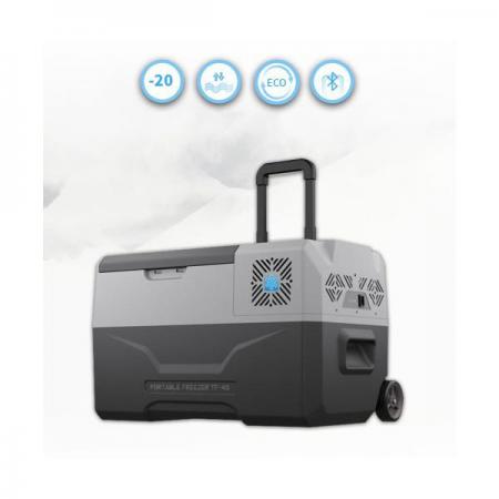 디바이스마트,EV 전기차/캠핑카/그린에너지 > 캠핑/보트 악세사리 > 캠핑용품 > 캠핑소품/공구,툴콘,차량용 이동형 냉장고 TF-50 (50L),용량 : 50L / -20℃ 급속 냉각 / 블루투스 및 앱 제어 / 실내외 차량 사용 가능 / 차량용 DC12V-24V / 가정용 AC110V-240V / 크기 : 586x378x545mm