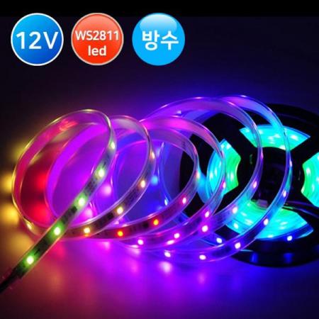 디바이스마트,LED/LCD > LED 인테리어조명 > 플렉서블 LED,그린맥스,12V 네오픽셀 플렉시블 LED바 WS2811 5M 파노라마,곡면 설치도 자유로운 휘어지는 타입 LED바로써, 실내외 모두 간편하게 설치 가능한 제품입니다.
