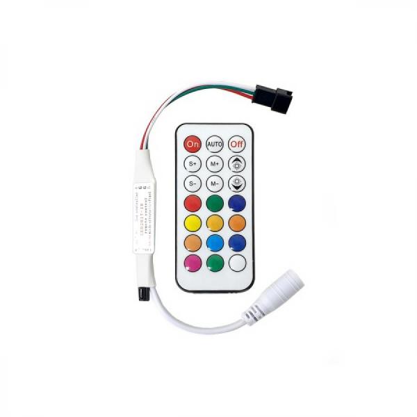 디바이스마트,LED/LCD > LED 악세사리 > 전기배선용품,그린맥스,네오픽셀 무선 컨트롤러 5V-24V,네오픽셀 LED 5V-24V 전용 무선 컨트롤러 입니다.