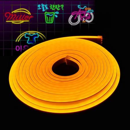 디바이스마트,LED/LCD > LED 인테리어조명 > 플렉서블 LED,그린맥스,네온슬림 LED바 (옐로우) 5M /네온사인 면발광 줄네온,다채로운 색상과 유연하게휘어지는 타입 LED로써, 다양한 글씨 및 그림표현이 가능한 제품입니다.
