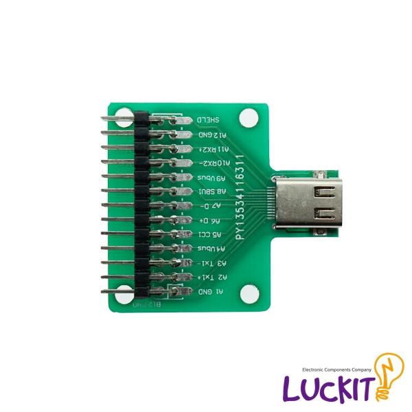 USB3.1 C 타입 FEMALE 26P 변환보드 ANGLE