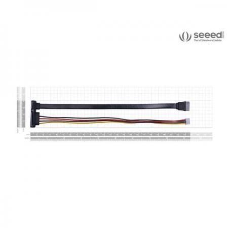 디바이스마트,MCU보드/전자키트 > 인공지능/임베디드/산업용 > 인공지능/머신러닝 > 인공지능 확장보드/액세서리,Seeedstudio,ODYSSEY - X86J4105 호환 4핀 전원 및 SATA 데이터 - SATA 22핀(7+15핀) 케이블 [321050566],ODYSSEY-X86J4105 전용 케이블 / 2.5인치 및 3.5인치 하드 드라이브 호환 / 전력 및 데이터 전송 모두 제공 / 길이 : 200mm / 26AWG