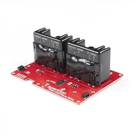 디바이스마트,MCU보드/전자키트 > 전원/신호/저장/응용 > 릴레이,SparkFun,SparkFun Qwiic Dual Solid State Relay [COM-16810],SparkFun Qwiic 연결 시스템을 사용하여 저전력 마이크로 컨트롤러에서 2개의 AC 부하를 전환 할 수있는 전력 공급 보드 / 2개의 25A / 250VAC 솔리드 스테이트 릴레이 보드