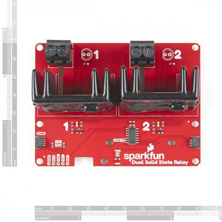 디바이스마트,MCU보드/전자키트 > 전원/신호/저장/응용 > 릴레이,SparkFun,SparkFun Qwiic Dual Solid State Relay [COM-16810],SparkFun Qwiic 연결 시스템을 사용하여 저전력 마이크로 컨트롤러에서 2개의 AC 부하를 전환 할 수있는 전력 공급 보드 / 2개의 25A / 250VAC 솔리드 스테이트 릴레이 보드