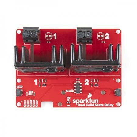 디바이스마트,MCU보드/전자키트 > 전원/신호/저장/응용 > 릴레이,SparkFun,SparkFun Qwiic Dual Solid State Relay [COM-16810],SparkFun Qwiic 연결 시스템을 사용하여 저전력 마이크로 컨트롤러에서 2개의 AC 부하를 전환 할 수있는 전력 공급 보드 / 2개의 25A / 250VAC 솔리드 스테이트 릴레이 보드