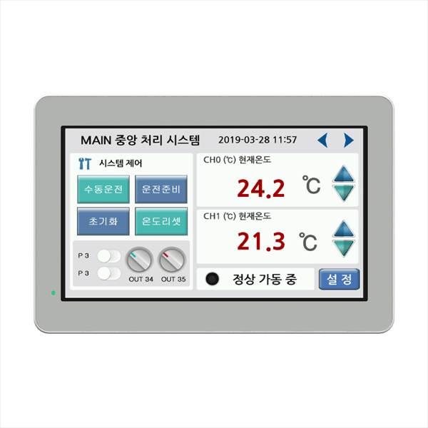 HMI 터치스크린 LCD CHC-070WR