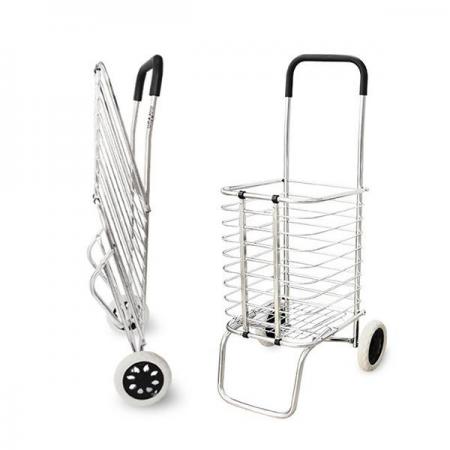 디바이스마트,컴퓨터/모바일/가전 > 가구/사무용품/공구 > 안전/운반/포장용품 > 운반용품,모아봄,다용도 접이식 쇼핑 카트 MOA-30BST,폴딩 알루미늄 카트 / 적재하중 : 30KG / 바퀴 2개 / 손잡이 쿠션 패드 / 바구니 사이즈 : 270x300x385cm