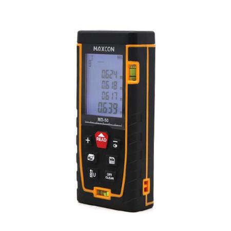 디바이스마트,계측기/측정공구 > 측정용 공구/장비 > 거리측정기,모아봄,레이저 거리 측정기 MD-50,측정 거리 : 0.05 ~ 50M / 거리, 면적, 체적, 연속, 간접거리 측정 / 저장 기능 / 디스플레이 백라이트 / 다양한 단위 변경 / 112x50x25mm
