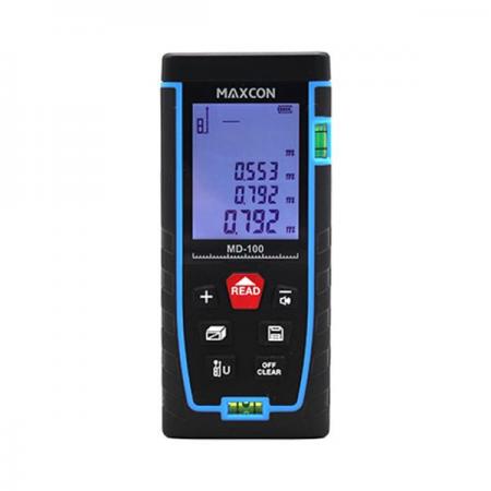디바이스마트,계측기/측정공구 > 측정용 공구/장비 > 거리측정기,모아봄,레이저 거리 측정기 MD-100,측정 거리 : 0.05 ~ 100M / 거리, 면적, 체적, 연속, 간접거리 측정 / 저장 기능 / 디스플레이 백라이트 / 다양한 단위 변경 / 112x50x25mm