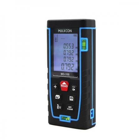 디바이스마트,계측기/측정공구 > 측정용 공구/장비 > 거리측정기,모아봄,레이저 거리 측정기 MD-100,측정 거리 : 0.05 ~ 100M / 거리, 면적, 체적, 연속, 간접거리 측정 / 저장 기능 / 디스플레이 백라이트 / 다양한 단위 변경 / 112x50x25mm