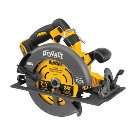 디바이스마트,수공구/전자공구/전동공구 > 전동/엔진공구 > 충전공구 > 충전원형톱/커터,디월트,충전 원형톱 DCS578N (60V/베어툴),60V MAX FLEXVOLT XR 브러쉬리스 모터 탑재 / 배터리 별도 구매 / 최대출력 2,456W / E-Brake 스위치를 놓으면 즉시 회전 멈춤