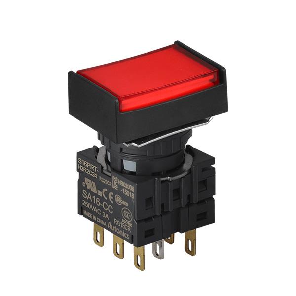 16파이 누름버튼 스위치 S16PRT-H4R2C5