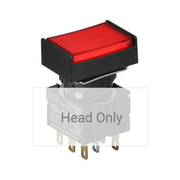 16파이 누름버튼 스위치 S16PRT-H4R (Head Only)