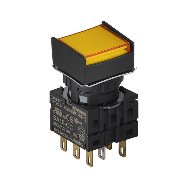 16파이 누름버튼 스위치 S16PRS-H3Y2C5
