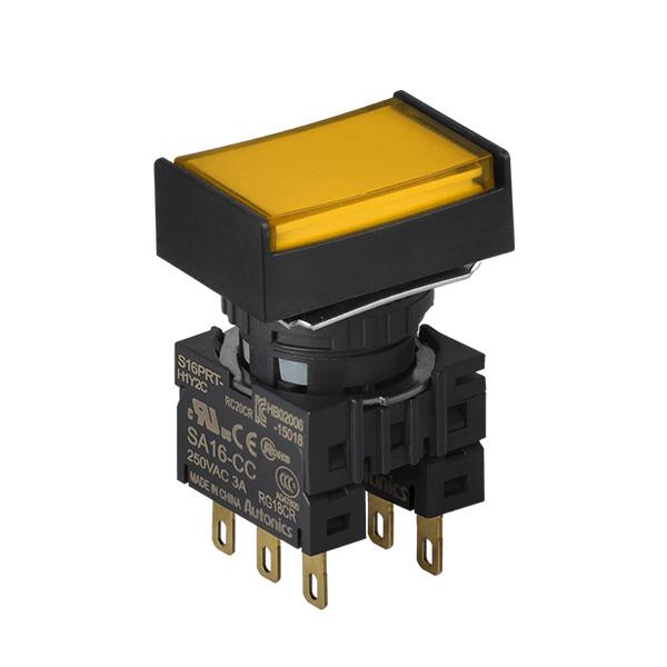 16파이 누름버튼 스위치 S16PRT-H2Y2C