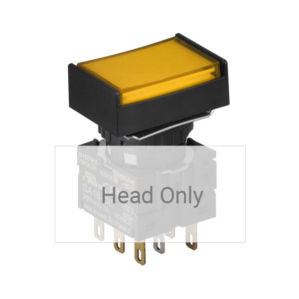16파이 누름버튼 스위치 S16PRT-H4Y(Head Only)