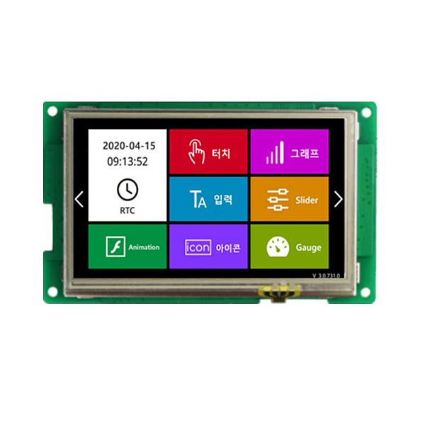 ezHMI EZ48270F043 4.3인치 정전식 터치 RS232 LCD