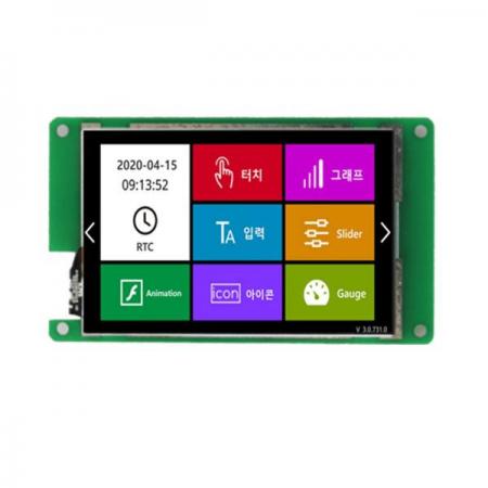 디바이스마트,LED/LCD > LCD COLOR > 칼라터치 LCD패널,JK전자,ezHMI EZ32480F035 3.5인치 정전식 터치 RS232 LCD,320*480 해상도의 3.5인치 산업용 F시리즈 시리얼(TTL/RS232) 제어 TFT LCD 입니다. / 32bit LCD전용 제어SOC프로세서, 고용량 SDRAM, NAND플레시 내장 / 정전식 터치