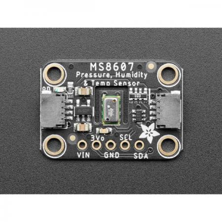 디바이스마트,MCU보드/전자키트 > 센서모듈 > 온도/습도 > 온습도겸용,Adafruit,Adafruit MS8607 Pressure Humidity Temperature PHT Sensor - STEMMA QT / Qwiic [ada-4716],PHT 센서 (압력, 온도 및 습도 센서) / 압력 측정 정확도는 +/- 2hPa, 상대 습도는+/- 3%rH이며 온도는 섭씨 1도이내 / 5V 또는 3.3V 장치와 함께 사용가능