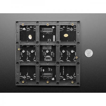 디바이스마트,MCU보드/전자키트 > 디스플레이 > 도트매트릭스,Adafruit,64x64 RGB LED Matrix - 3mm Pitch - 192mm x 192mm [ada-4732],초고밀도 64x64 RGB LED 매트릭스 / 4,096개의 밝은 RGB LED가 3mm 피치 에서 64x64그리드로 배열