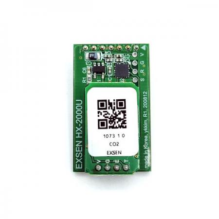 디바이스마트,MCU보드/전자키트 > 센서모듈 > 먼지/가스/연기/불꽃 > 가스/공기질/연기센서,와이지컴퍼니,CO2 센서 모듈 [HX-2000U],7핀 모듈 / 전기 화학식 CO2 가스 센서 / UART통신 지원 / 약 10년의 긴 제품 수명 / CO2 감지 범위 : 400 ~ 5,000ppm