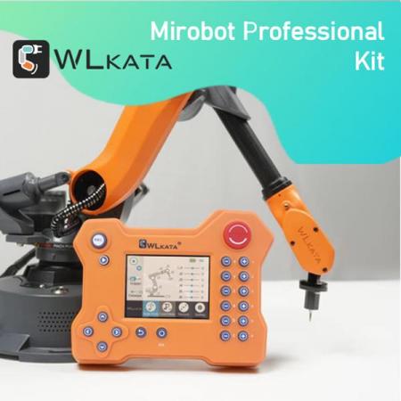 디바이스마트,오픈소스/코딩교육 > 코딩교육 키트/로봇 > WLKATA/myCobot,WLKATA,미로봇 전문가 6축 로봇암 키트 (Mirobot Professional Kit),ABS 엔지니어링 플라스틱 소재로 1.5kg 튼튼하고 가벼운 로봇 암 / PC, 휴대폰, 블루투스 및 앱으로 제어 가능 / 정확도 : ±0.2mm / 전압 : 100-240V, 50-60Hz / 전원 : 12V, 4A DC