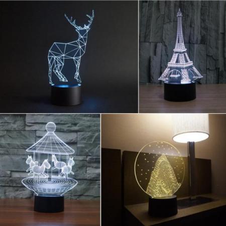 디바이스마트,LED/LCD > LED 인테리어조명 > 장식용 LED,그린맥스,LED 3D 램프 무드등 수면등 수유등 인테리어 조명,심플하고 모던한 스타일의 홈 인테리어 램프