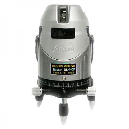 디바이스마트,계측기/측정공구 > 측정용 공구/장비 > 수평계/경사계/각도기,신콘,전자식 다방향 멀티 라인 레이저 SL-443P,전자센서 방식 / 수직4+ 수평4 + 천장교차점 + 바닥점 / 10mW 일본 SANYO 다이오드 / 2배 밝기 / 자동보정범위 ±4º / 사이즈 110x190mm