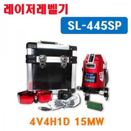 디바이스마트,계측기/측정공구 > 측정용 공구/장비 > 수평계/경사계/각도기,신콘,전자식 라인 레이저 SL-445SP,전자센서 방식 / 수직4 + 수평4 + 천장교차점 + 바닥점 / 정밀도 ±1mm/10m / 작업범위 20M / 자동보정범위 ±4º / 사이즈 120x200mm
