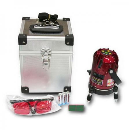 디바이스마트,계측기/측정공구 > 측정용 공구/장비 > 수평계/경사계/각도기,신콘,멀티 라인 레이저 레벨기 SL-222,마그네틱 댐핑 방식 / 수직4 + 수평1 + 바닥점 / 1mW 이하 / 작업범위 20M / 자동보정범위 ±4º / 사이즈 110x185mm