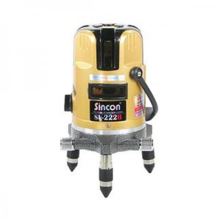 디바이스마트,계측기/측정공구 > 측정용 공구/장비 > 수평계/경사계/각도기,신콘,멀티 라인 레이저 레벨기 SL-222B,마그네틱 댐핑 방식 / 수직4 + 수평1 + 수평포인트2 + 바닥포인트 / 1mW 이하 / 작업범위 20M / 정밀도 ±1mm/10m / 자동보정범위 ±4º / 사이즈 110x190mm