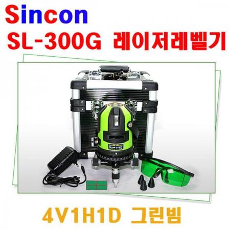 디바이스마트,계측기/측정공구 > 측정용 공구/장비 > 수평계/경사계/각도기,신콘,그린 레이저 레벨기 SL-300G,수직4 + 수평1 + 천장교차점 + 바닥점 / 작업범위 20M / 정밀도 ±1mm/10m / 자동보정범위 ±3º