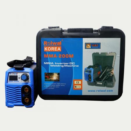 디바이스마트,수공구/전자공구/전동공구 > 용접공구 > 용접기 > 아크 용접기,로웰코리아,초미니 DC 아크 용접기 MMA-200M (가방타입),초미니형 가방타입 아크 용접 / 단상 220V / 7KA / 20-200A / 3Kw이상 사용가능
