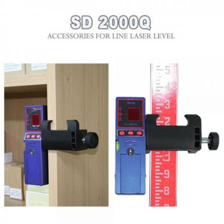 디바이스마트,계측기/측정공구 > 측정용 공구/장비 > 수평계/경사계/각도기,신콘,30mW 초정밀 레이저 수광기 SD2000Q,30mW용 / 디스플레이 : LED / 전원 : 9V 배터리 / 사용시간 : 30시간 / 중량 : 150g / 크기 : 26*50*160mm