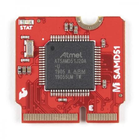 디바이스마트,MCU보드/전자키트 > 프로세서/개발보드 > ARM > Cortex-M4,SparkFun,SparkFun MicroMod SAMD51 Processor [DEV-16791],32 비트 ARM Cortex-M4F MCU를 사용하는 소형 마이크로 컨트롤러 / 최대 120MHz CPU 속도 / 1MB 플래시 메모리 / 256KB SRAM