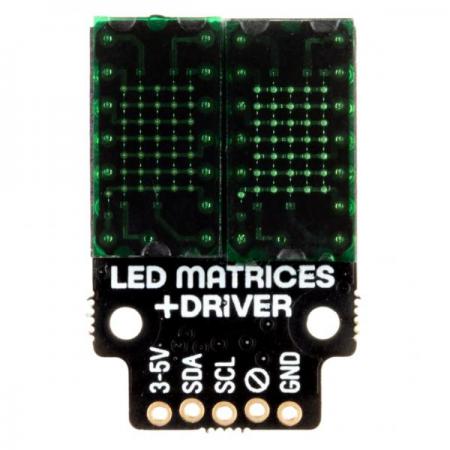 디바이스마트,MCU보드/전자키트 > 디스플레이 > 도트매트릭스,Pimoroni,LED Dot Matrix Breakout – Green [PIM527],레트로 5x7 LED 마이크로 도트매트릭 / 색상: 녹색 /  I2C 인터페이스 / 3V ~ 5V 호환 / 모든 Raspberry Pi 모델과 호환 / 납땜 불필요