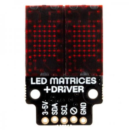 디바이스마트,MCU보드/전자키트 > 디스플레이 > 도트매트릭스,Pimoroni,LED Dot Matrix Breakout – Red [PIM526],레트로5x7 LED 마이크로 도트매트릭 / 색상: 빨간색 /  I2C 인터페이스 / 3V ~ 5V 호환 / 모든 Raspberry Pi 모델과 호환 / 납땜 불필요
