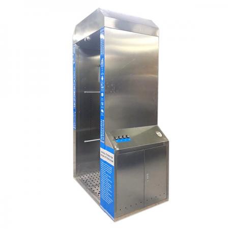 디바이스마트,컴퓨터/모바일/가전 > 가구/사무용품/공구 > 청소용품 > 위생용품,유니즈,이동식 전신소독기,전신소독기/ 0.8m*1.2m*2.3/220V/이동식※반품취소 불가※