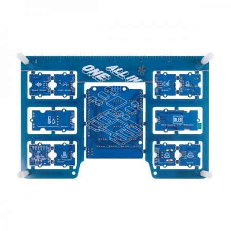 디바이스마트,오픈소스/코딩교육 > 아두이노 > 아두이노 교육용키트,Seeedstudio,아두이노 기본 센서 키트 [103030375],Arduino Uno에 플러그 앤 플레이 추가 / 일반적으로 사용되는 10가지 전자 모듈 / 배선 및 납땜 불필요 / 3.3-5V / 사이즈 : 175*115*28mm