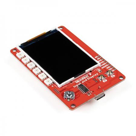 디바이스마트,MCU보드/전자키트 > 디스플레이 > LCD/OLED,SparkFun,SparkFun MicroMod Input and Display Carrier Board [DEV-16985],입력 및 디스플레이 캐리어 보드 / 240 x 320 픽셀, 2.4인치 TFT 디스플레이 / APA102 LED (6개 주소 지정 가능), 3.3V 1A 전압 조정기 등 탑재 / I2C