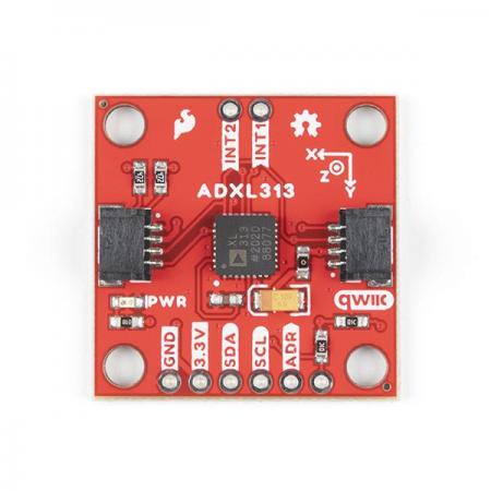 디바이스마트,MCU보드/전자키트 > 센서모듈 > 가속도/자이로/지자기센서 > 가속도센서,SparkFun,SparkFun Triple Axis Digital Accelerometer Breakout - ADXL313 (Qwiic) [SEN-17241],저전력, 고해상도 (최대 13비트) 3축 가속도계 / 측정 범위 : ± 0.5g, ± 1g, ± 2g, ± 4g / 저잡음 (150μg / √Hz)