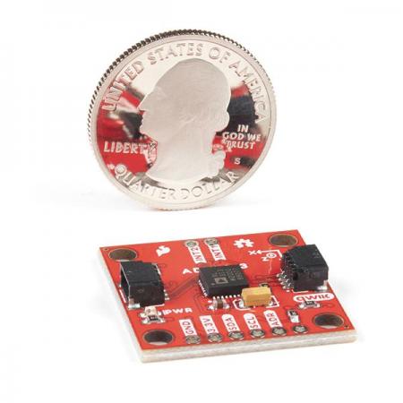 디바이스마트,MCU보드/전자키트 > 센서모듈 > 가속도/자이로/지자기센서 > 가속도센서,SparkFun,SparkFun Triple Axis Digital Accelerometer Breakout - ADXL313 (Qwiic) [SEN-17241],저전력, 고해상도 (최대 13비트) 3축 가속도계 / 측정 범위 : ± 0.5g, ± 1g, ± 2g, ± 4g / 저잡음 (150μg / √Hz)