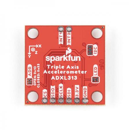 디바이스마트,MCU보드/전자키트 > 센서모듈 > 가속도/자이로/지자기센서 > 가속도센서,SparkFun,SparkFun Triple Axis Digital Accelerometer Breakout - ADXL313 (Qwiic) [SEN-17241],저전력, 고해상도 (최대 13비트) 3축 가속도계 / 측정 범위 : ± 0.5g, ± 1g, ± 2g, ± 4g / 저잡음 (150μg / √Hz)