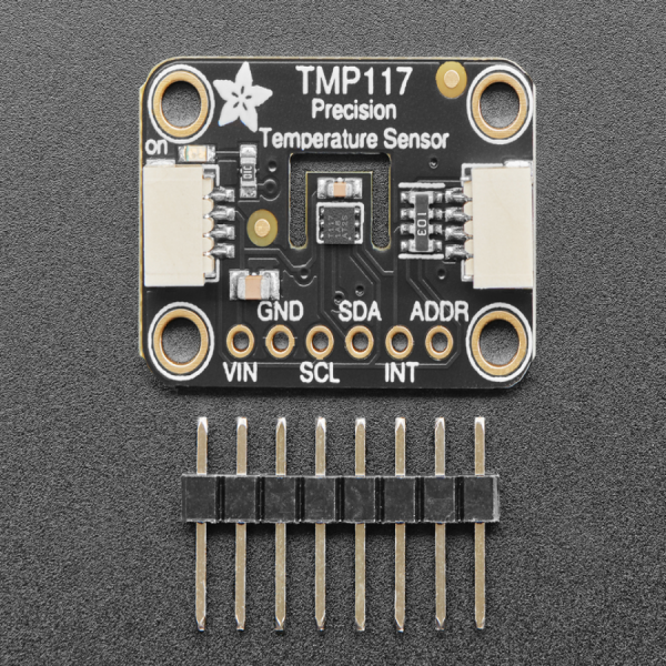 디바이스마트,MCU보드/전자키트 > 센서모듈 > 온도/습도 > 온도센서,Adafruit,Adafruit TMP117 ±0.1°C High Accuracy I2C Temperature Sensor - STEMMA QT / Qwiic [ada-4821],± 0.1°C 고정밀 I2C 온도 센서 / 16 비트 / 0.0078°C의 측정 분해능 /  5V,3.3V 로직 과의 호환